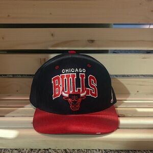 Chicago Bulls Black and Red Cap